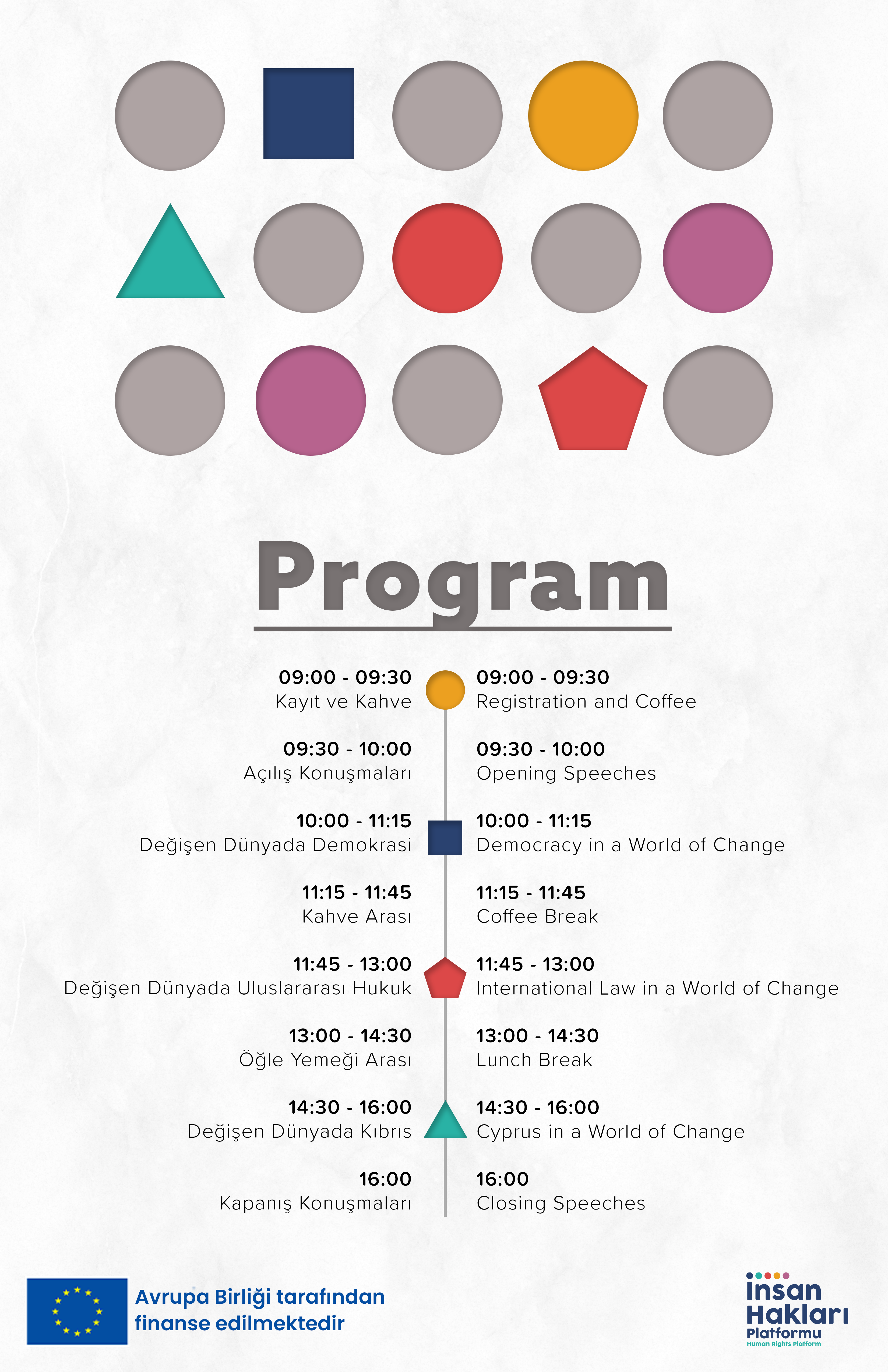 Değişen Dünyada İnsan Hakları Konferansı - Konferans Programı